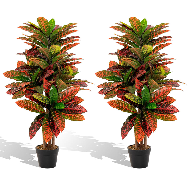 Load image into Gallery viewer, Goplus Artificial Croton Palm Tree
