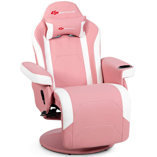 Massage Gaming Chair, Racing Style Gaming Recliner - GoplusUS