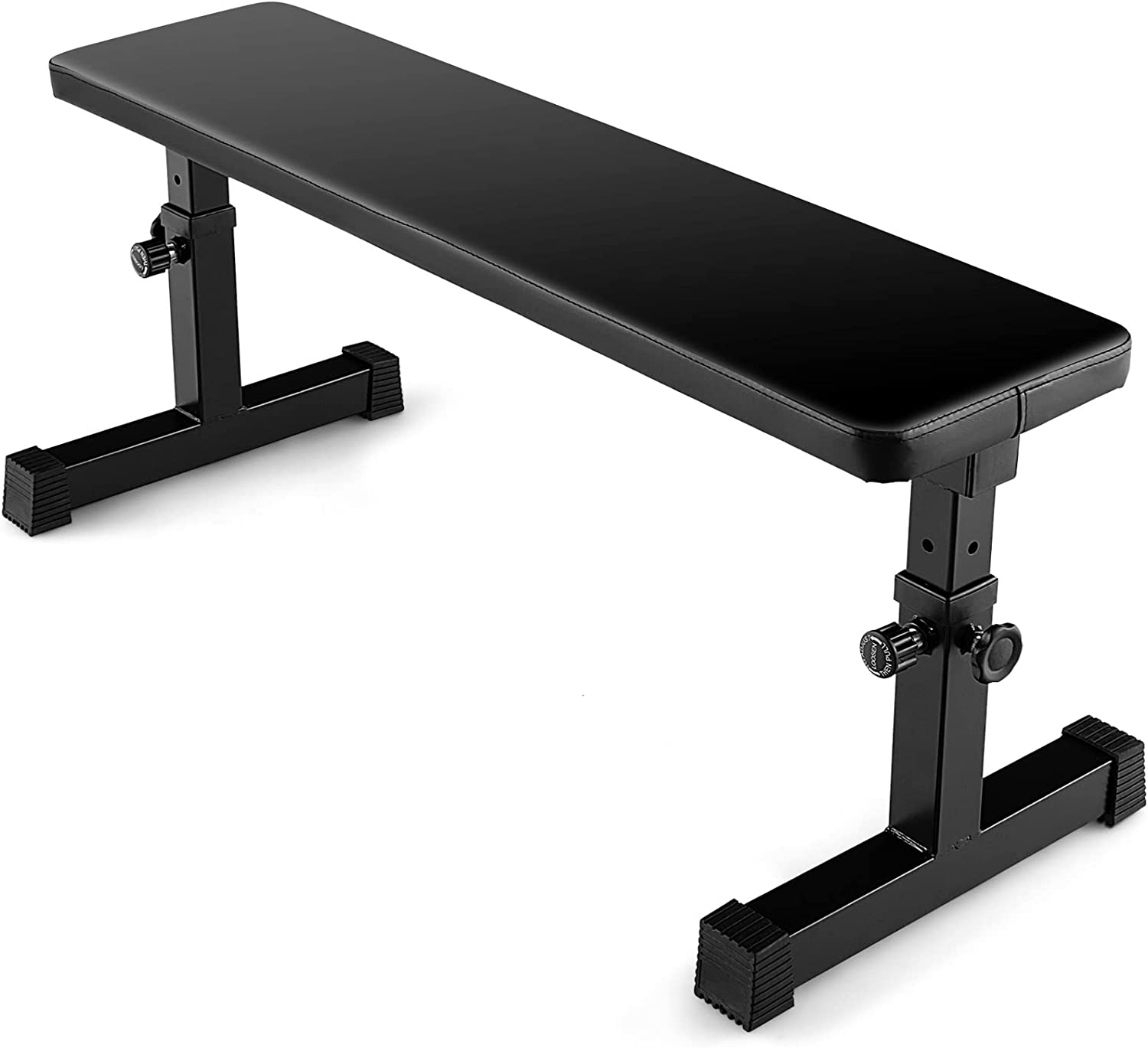 Goplus Flat Weight Bench, Workout Utility Bench w/ 5Level Adjustable