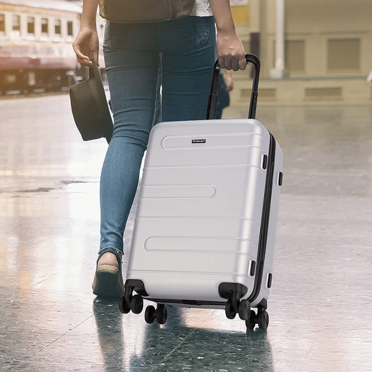 Carry-On Luggage, Hardside Expendable Luggage - GoplusUS
