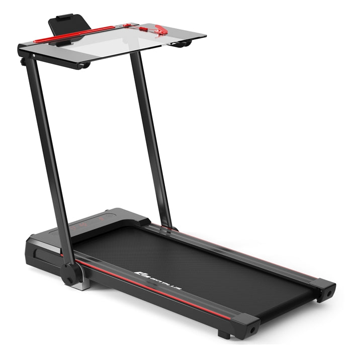 Load image into Gallery viewer, 3-in-1 Treadmill with Large Desk, 2.25HP Superfit Folding Electric Treadmills - GoplusUS

