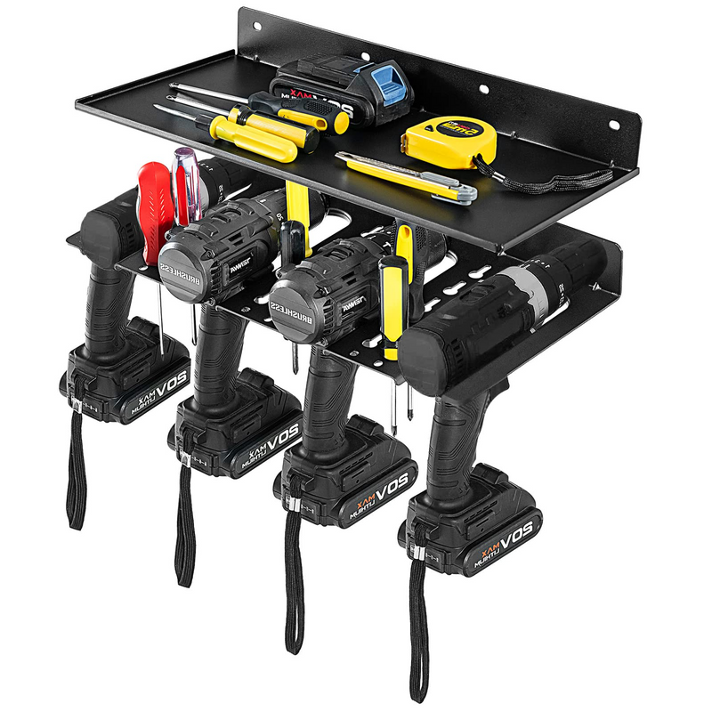 Load image into Gallery viewer, Goplus Electric Drill Holder, Wall Mounted Power Tool Organizer - GoplusUS
