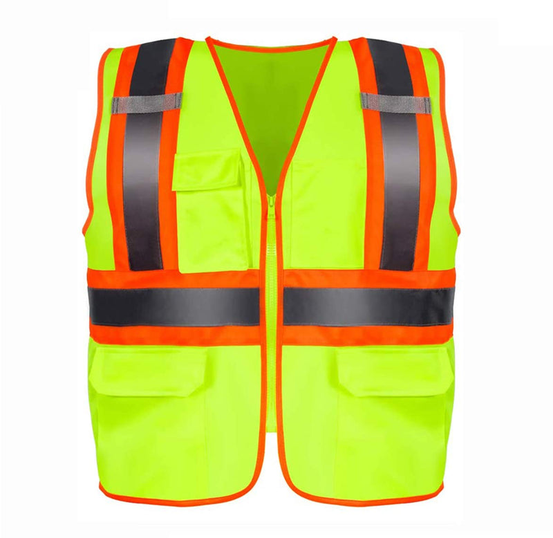 Load image into Gallery viewer, 10 Pack Safety Vest, High Visibility Reflective Security Vest Construction Vest - GoplusUS

