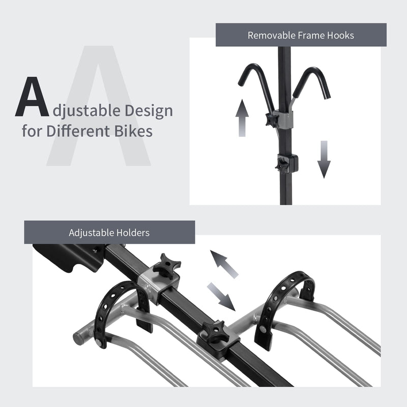 Load image into Gallery viewer, Goplus Hitch Mount Bike Rack, Folding 2-Bike Platform Style Carrier for MTB - GoplusUS
