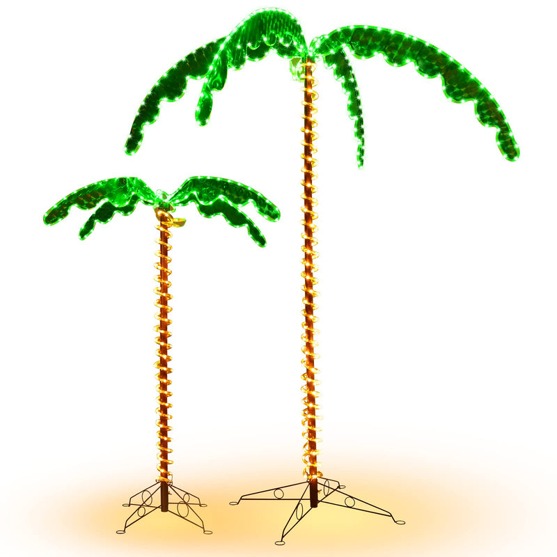 Load image into Gallery viewer, Lighted Palm Trees for Outside Patio - GoplusUS
