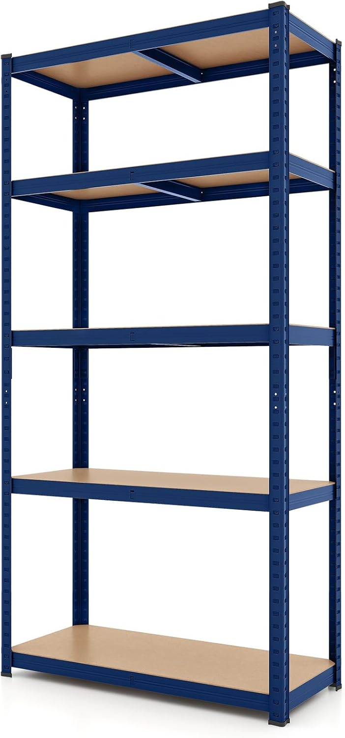 Load image into Gallery viewer, Goplus 5 Tier Adjustable Garage Shelving Unit,2000 lbs Max Load, 35”W x 16”D x 71”H Multipurpose Organizing Shelf for Warehouse, Shed, Pantry
