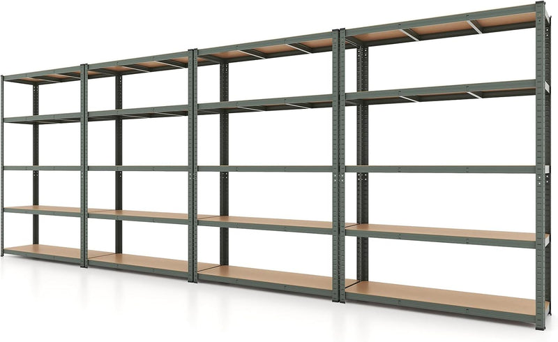 Load image into Gallery viewer, Goplus 5 Tier Adjustable Garage Shelving Unit, 2200 lbs Max Load, 47”W x 16”D x 71”H Multipurpose Organizing Shelf
