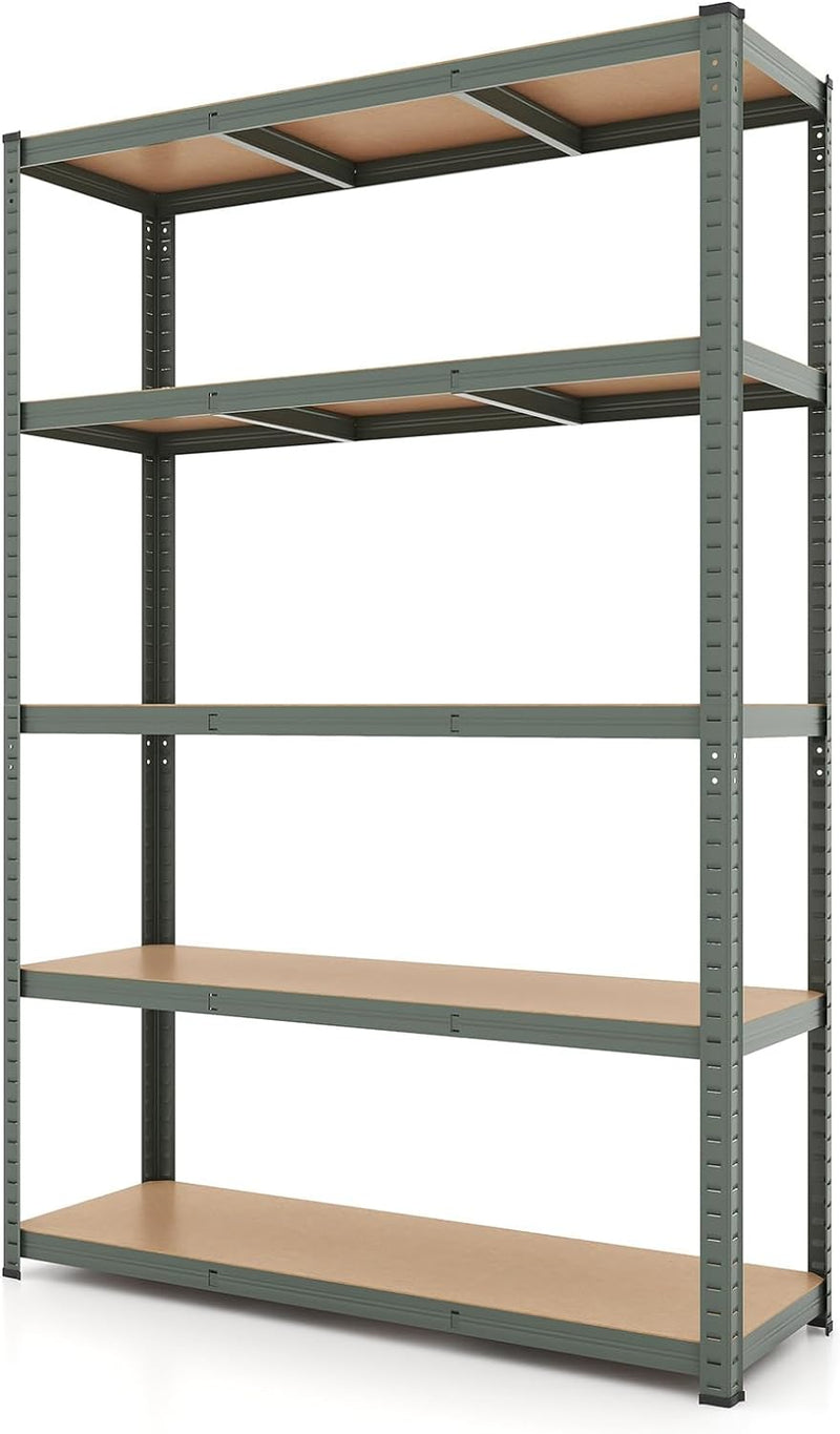 Load image into Gallery viewer, Goplus 5 Tier Adjustable Garage Shelving Unit, 2200 lbs Max Load, 47”W x 16”D x 71”H Multipurpose Organizing Shelf
