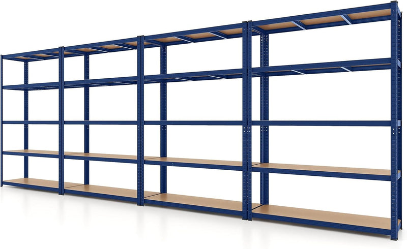 Load image into Gallery viewer, Goplus 5 Tier Adjustable Garage Shelving Unit, 2200 lbs Max Load, 47”W x 16”D x 71”H Multipurpose Organizing Shelf
