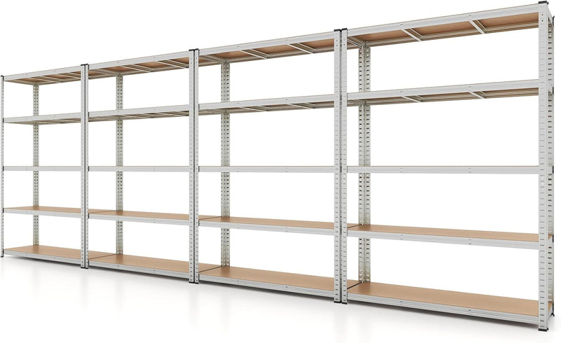 Load image into Gallery viewer, Goplus 5 Tier Adjustable Garage Shelving Unit, 2200 lbs Max Load, 47”W x 16”D x 71”H Multipurpose Organizing Shelf
