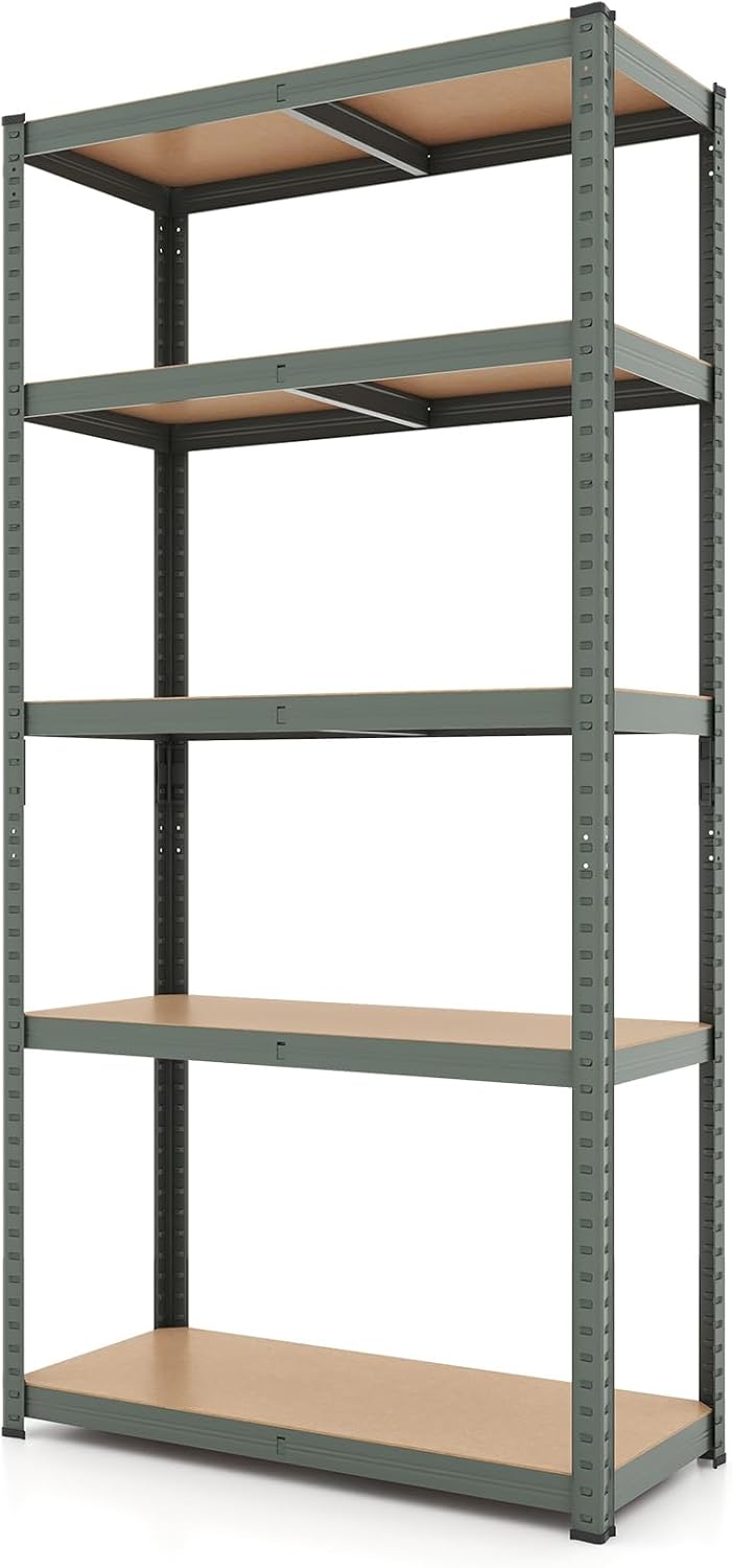 Load image into Gallery viewer, Goplus 5 Tier Adjustable Garage Shelving Unit,2000 lbs Max Load, 35”W x 16”D x 71”H Multipurpose Organizing Shelf for Warehouse, Shed, Pantry
