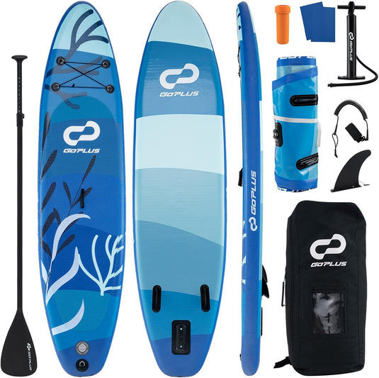 Goplus Inflatable Stand Up Paddle Board, 10FT SUP