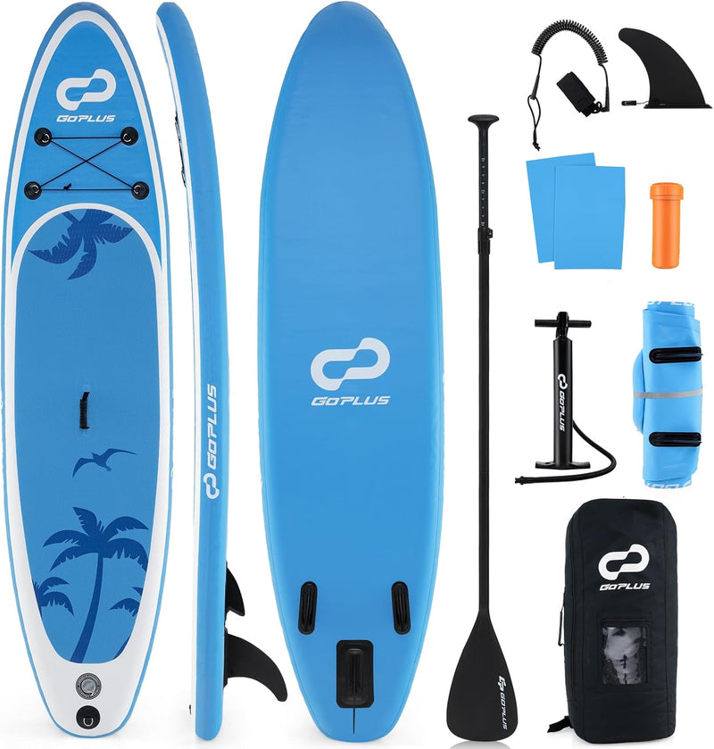 Load image into Gallery viewer, Goplus Inflatable Stand Up Paddle Board, 11FT SUP with Accessory Pack
