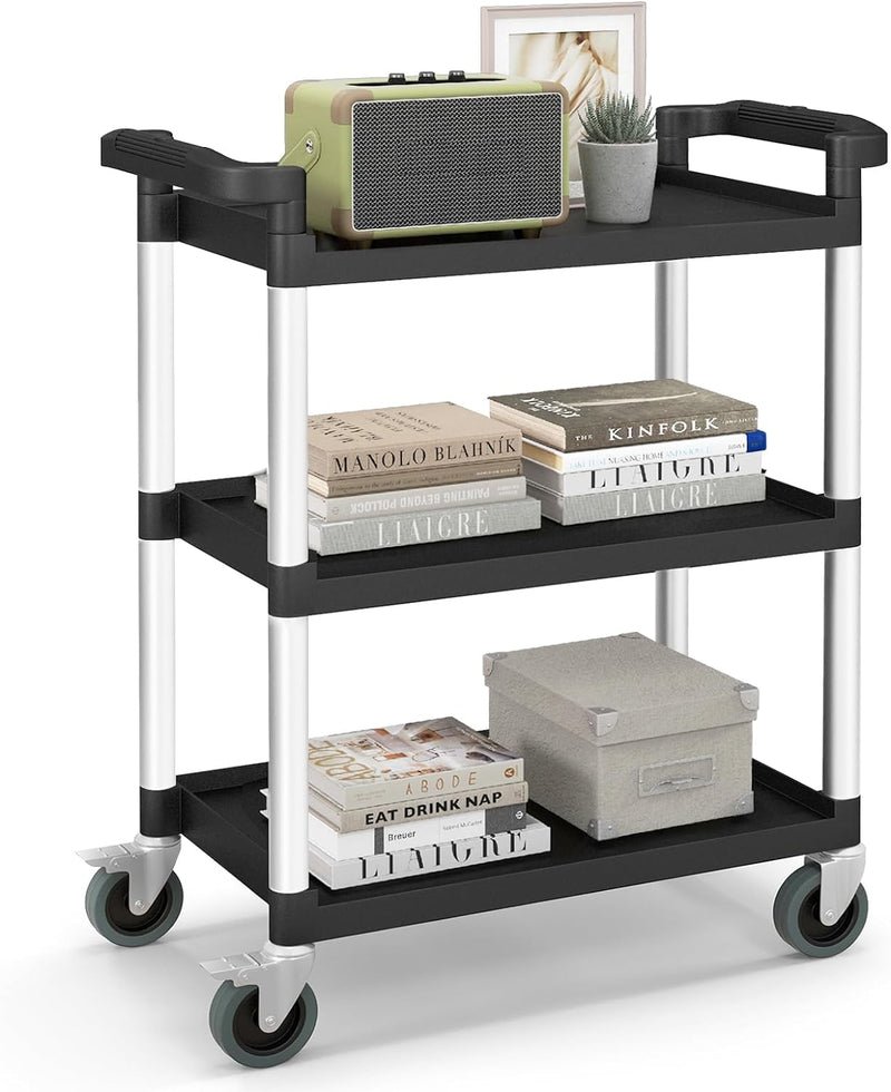 Load image into Gallery viewer, 3-Tier Rolling Utility Cart with Wheels
