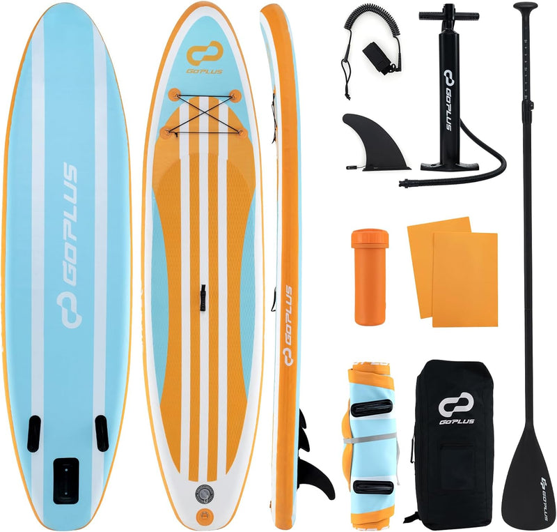 Load image into Gallery viewer, Goplus Inflatable Stand Up Paddle Board, 11FT SUP with Accessory Pack
