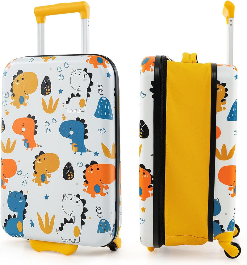 Load image into Gallery viewer, Goplus Kids Luggage, 20” Foldable Expandable Carry-on Suitcase with Rolling Wheels
