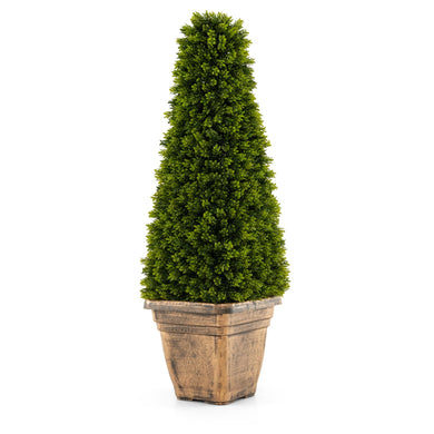 Goplus 3ft Artificial Boxwood Topiary Tree