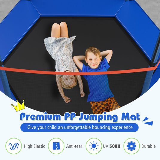 Goplus 7FT Trampoline for Kids, ASTM Approved Trampoline for Boys Girls Outdoor Indoor