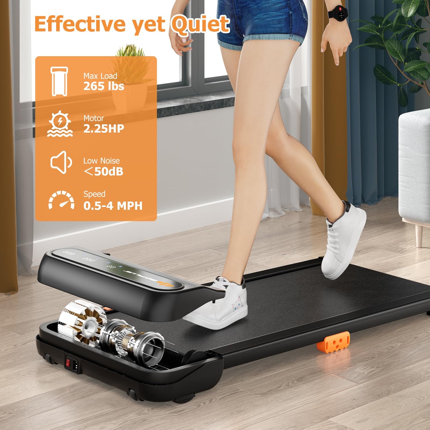 Goplus Walking Pad, Under Desk Treadmill for Home and Office – GoplusUS