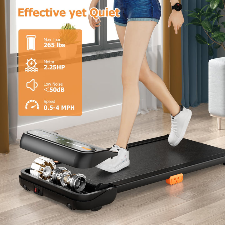 Goplus Walking Pad, Under Desk Treadmill for Home and Office GoplusUS