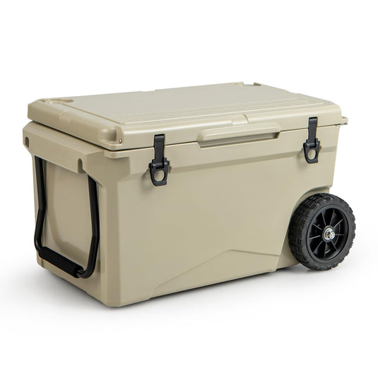Goplus Cooler, Portable Ice Chest with All-Terrain Wheels – GoplusUS