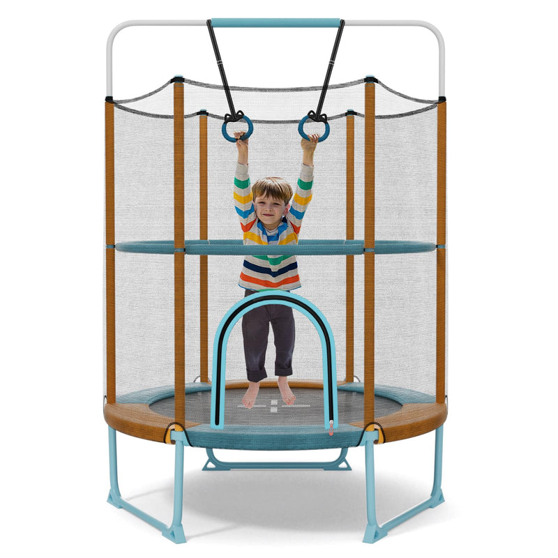 Load image into Gallery viewer, Goplus 60&#39;&#39; Trampoline for Kids, 3-in-1 Toddler Trampoline
