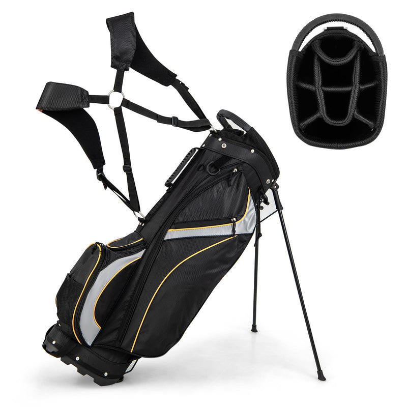 Load image into Gallery viewer, Goplus Golf Stand Bag, Golf Club Bag 8 Way Top Dividers
