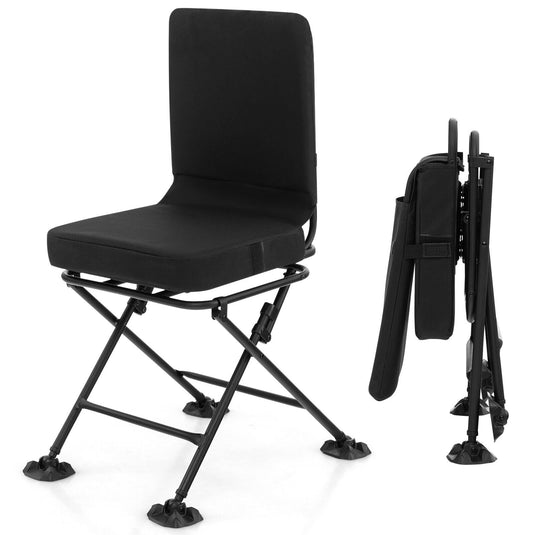 Goplus Hunting Chair, 360 Degree Swivel Hunting Seat with All-Terrain –  GoplusUS