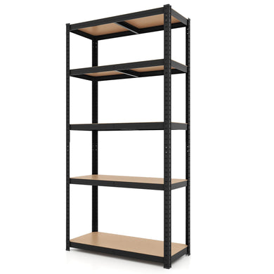 Goplus 5 Tier Adjustable Garage Shelving Unit,2000 lbs Max Load, 35”W x 16”D x 71”H Multipurpose Organizing Shelf for Warehouse, Shed, Pantry