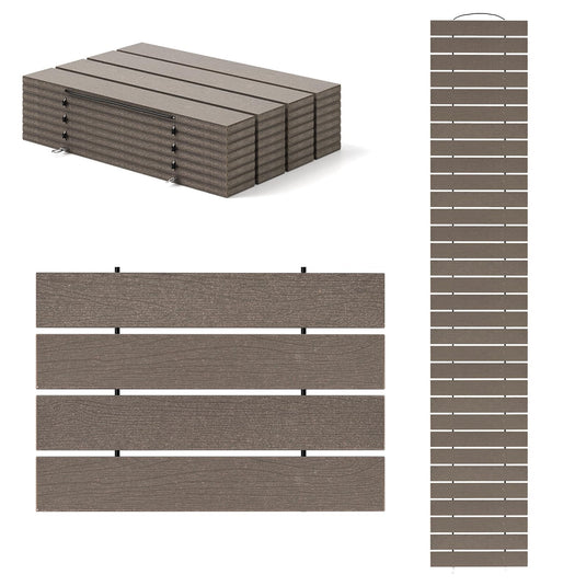 Goplus 8 FT Garden Pathway, Outdoor Roll Out Straight Walkway Patio Path, 95” x 21.5 ” x 0.5”