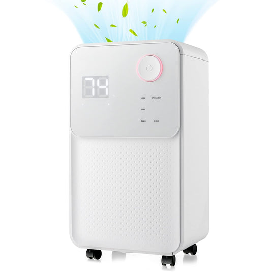 Dehumidifier for Large Room & Basements, 2000 Sq. Ft, with Auto or Manual Drainage, 4 Modes, 2 Speeds, 0.5 Gallon Water Tank
