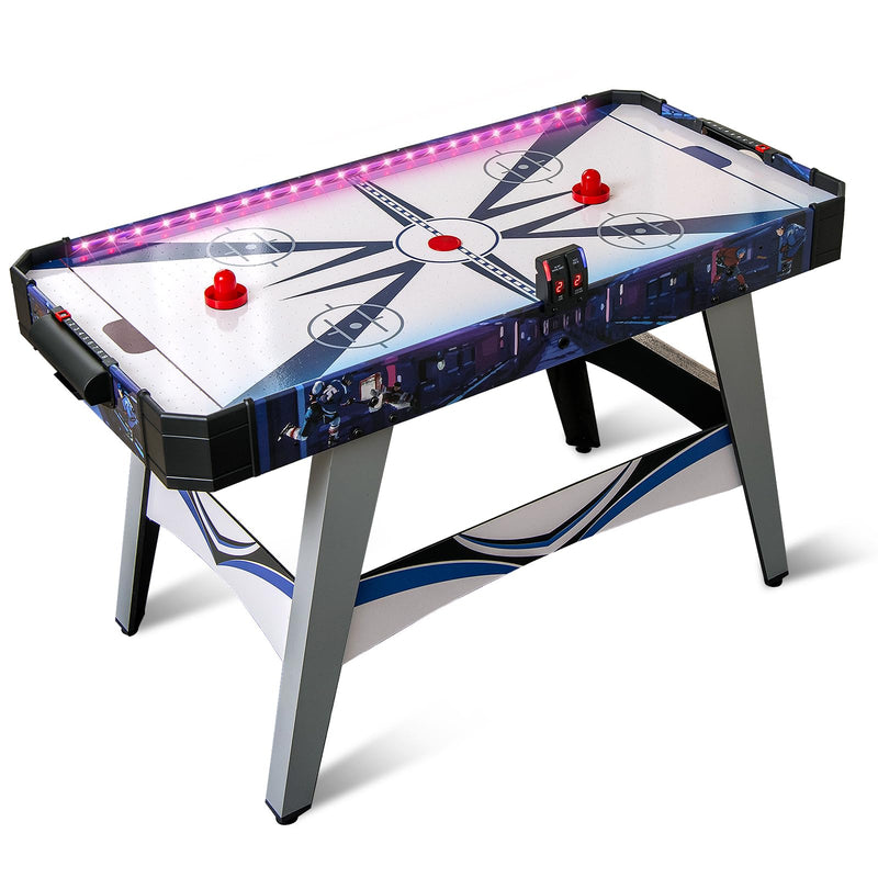 Load image into Gallery viewer, Goplus 54&quot; Air Hockey Table, Hockey Game Table w/LED Scoreboard, Lights, 2 Pucks, 2 Pushers
