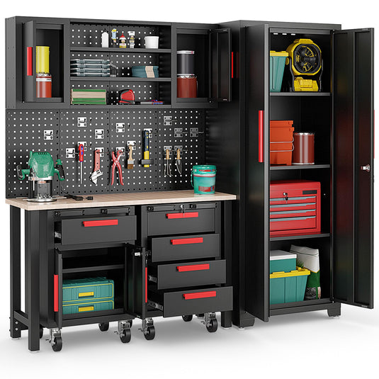 Goplus Garage Cabinets and Storage System