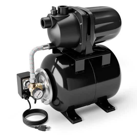 Goplus 1.6HP Shallow Well Pump with Pressure Tank