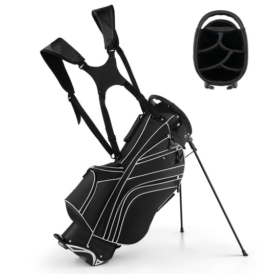 Goplus Golf Stand Bag, Lightweight Golf Club Bag