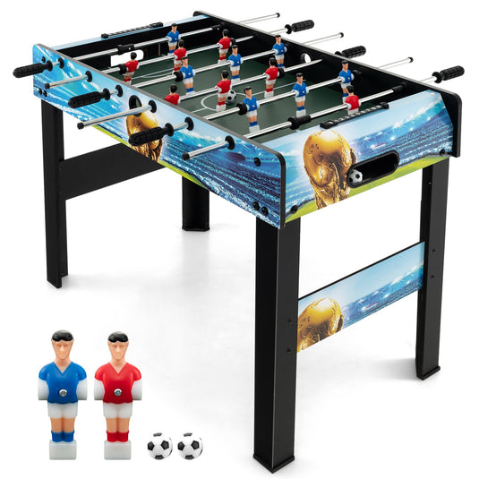Goplus Foosball Table, 2-in-1 Tabletop & Freestanding Soccer Game Table