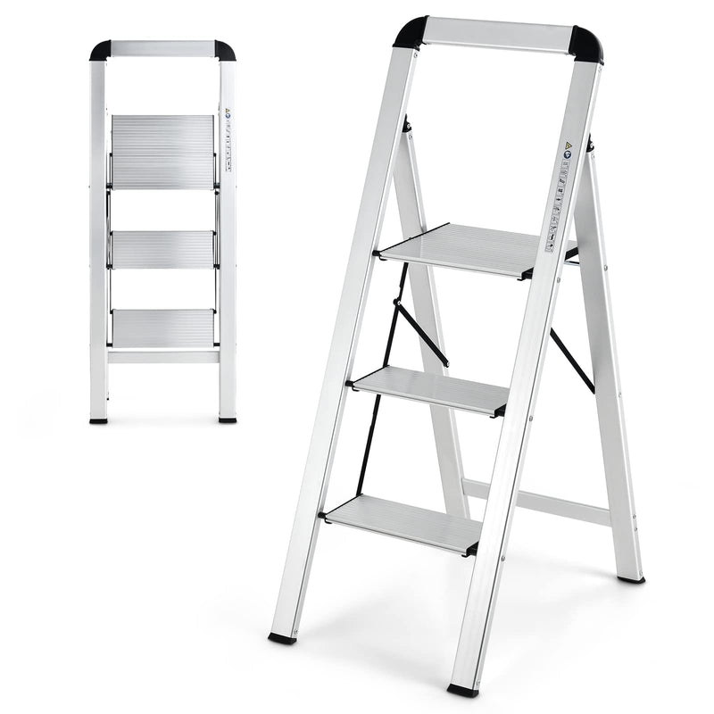 Load image into Gallery viewer, Aluminum Folding Step Stool - Goplus
