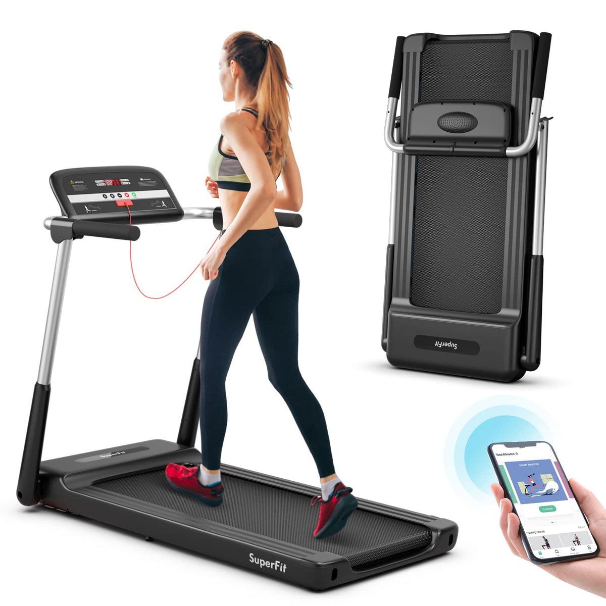 2.25HP Folding Treadmill - Goplus 