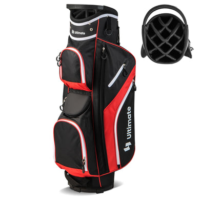 Goplus Golf Cart Bag with 14-Way Top Dividers