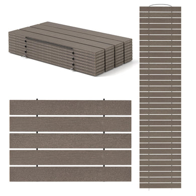 Goplus 8 FT Garden Pathway, Outdoor Roll Out Straight Walkway Patio Path, 95” x 21.5 ” x 0.5”