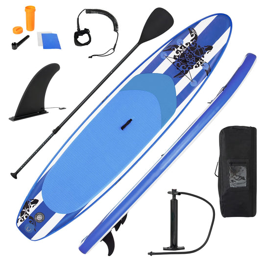 10.5/11FT Inflatable Stand Up Paddle Board, 6.5" Thick SUP with Carry Bag