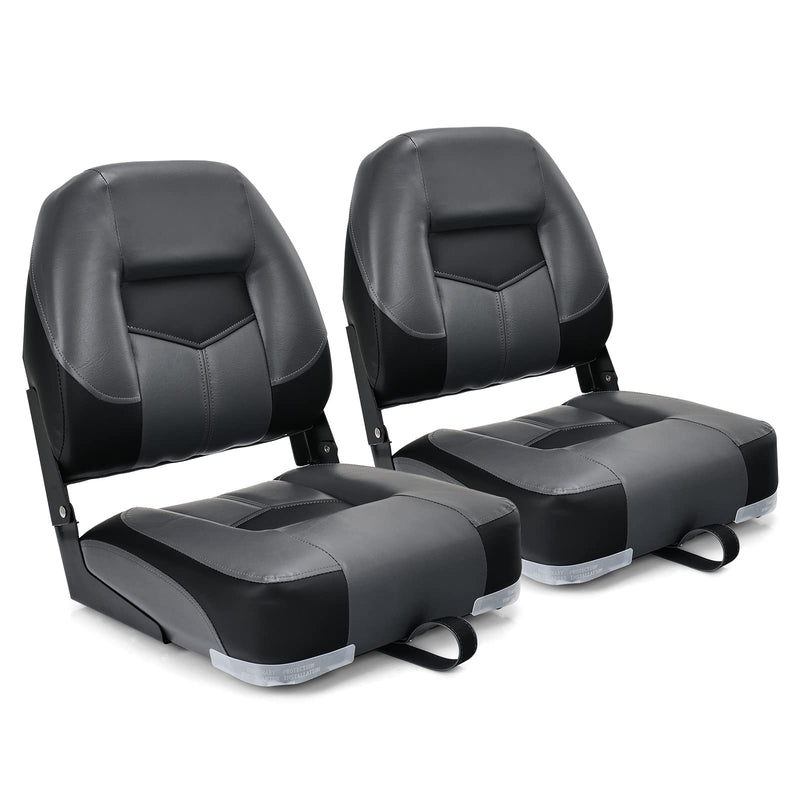 Load image into Gallery viewer, Folding Boat Seats, Low-Back Boat Seat, 2 Packs
