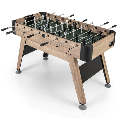 Goplus 54” Foosball Table for Adults, Competition Full Size Soccer Game Table with 2 Balls, 26 Players