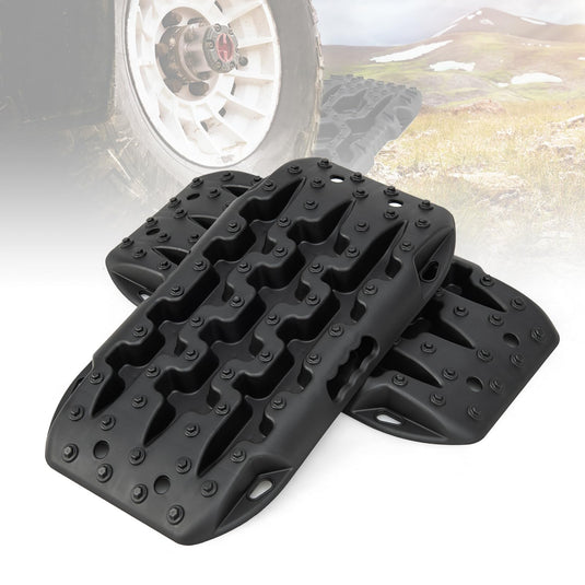 Goplus Off-Road Traction Boards, 2 PCS 4WD Large Recovery Traction