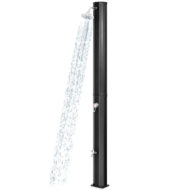 Load image into Gallery viewer, Goplus 9.3 Gallon Solar Heated Outdoor Shower
