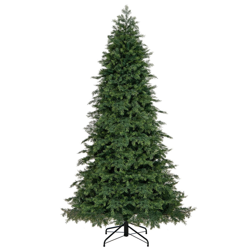 Load image into Gallery viewer, Goplus 7.5ft Artificial Christmas Tree, Unlit Green Hinged Xmas Full Tree with 1019 Lush Branch Tips
