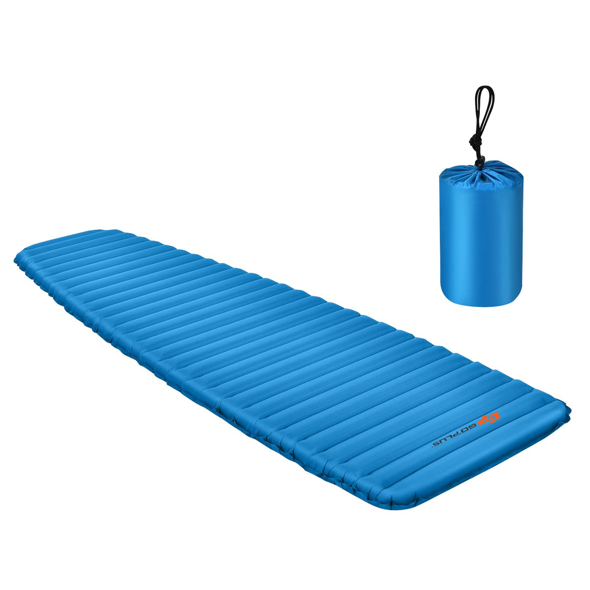 Goplus Inflatable Camping Sleeping Pad, 3 Inch Thick Camping Pad, Waterproof & Comfortable Sleeping Mat