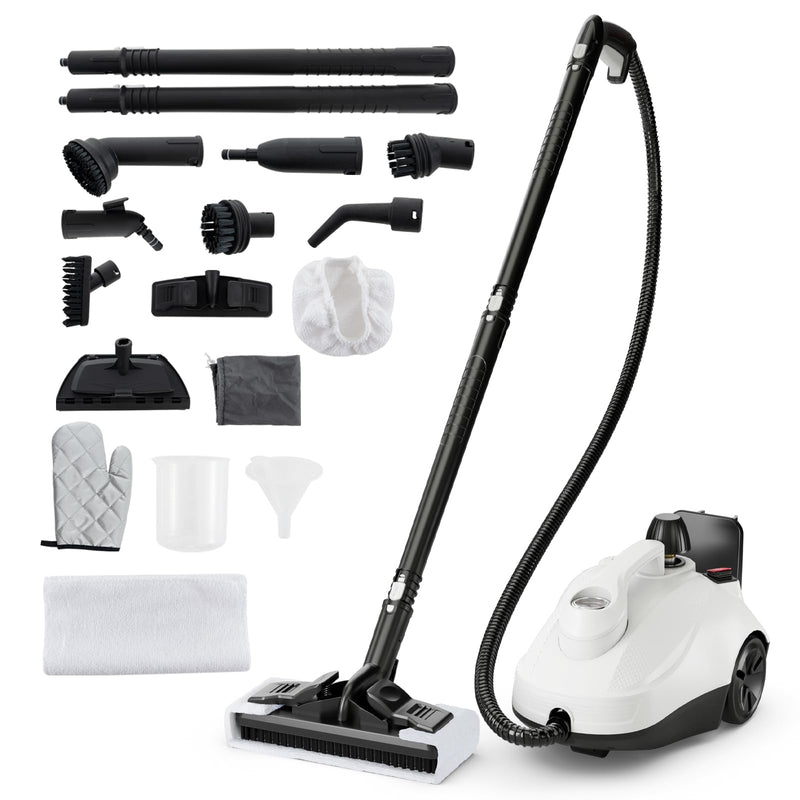 Load image into Gallery viewer, Goplus Multipurpose Steam Cleaner, 1800W Portable Household Steamer with 15 Accessories
