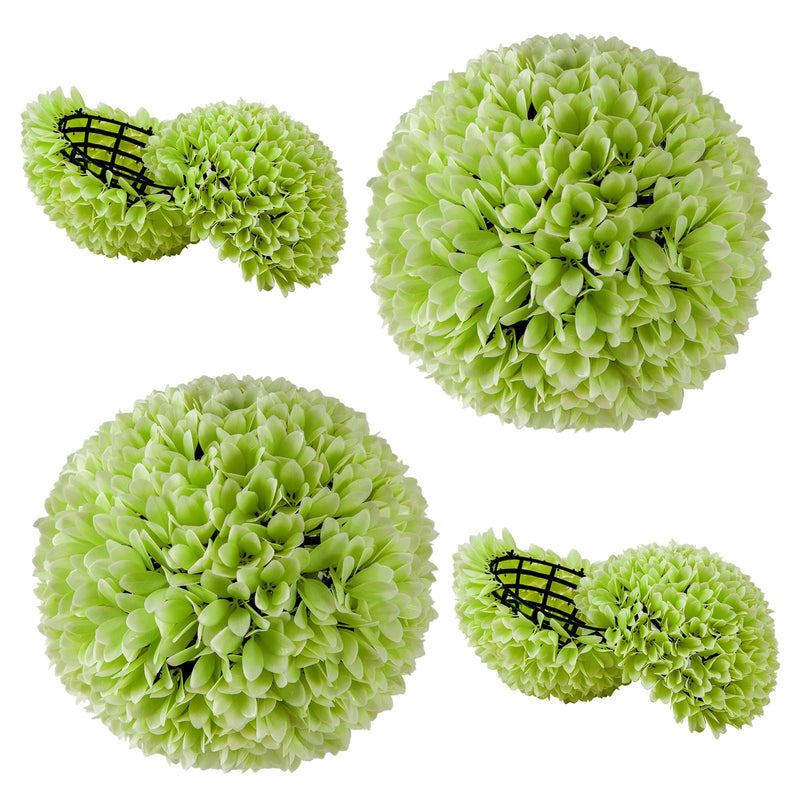 Load image into Gallery viewer, Goplus 11 Inch Topiary Balls Artificial Outdoor Set of 2, Faux Boxwood Ball, Fake Plant Sphere
