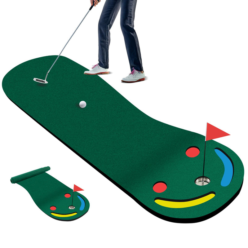 Load image into Gallery viewer, Goplus Outdoor Portable Golf Practice Training Mat, 9.8 FT x 3 FT
